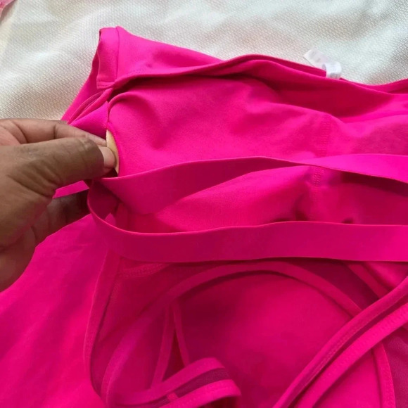 Fabletics Tropez Dress Hot Pink size M - Picture 6 of 10